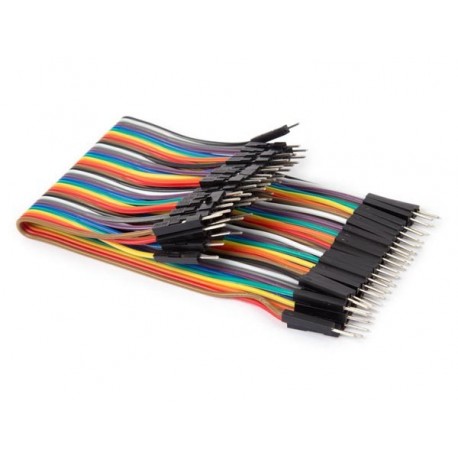  cable de liaison 40 broches 15 cm male vers male (cable plat) wpa427