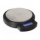  mini balance de precision numerique - rond - 500 g / 0.1 g - avec ecran lcd retractable  