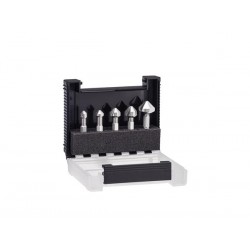  wiha jeu d'embouts fraises coniques 1/4" 5 pcs (28027) 