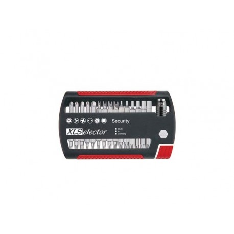  wiha coffret d'embouts xlselector security standard 25 mm melange 31 pcs 1/4" (29416) 