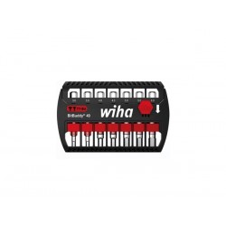  wiha jeu d'embouts bitbuddy® embout ty de 49 mm six pans, 7 pcs 1/4" (42114) 