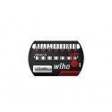  Wiha Jeu d'embouts BitBuddy® embout TY de 29 mm Phillips, Pozidriv, TORX® 8 pcs 1/4" (42138) 