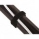  colliers de serrage a fermeture auto-agrippante - noir - 12,5 x 205 mm (10 pcs) 