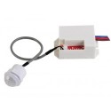  MINI DÉTECTEUR DE MOUVEMENT PIR - À ENCASTRER - 230 VCA 